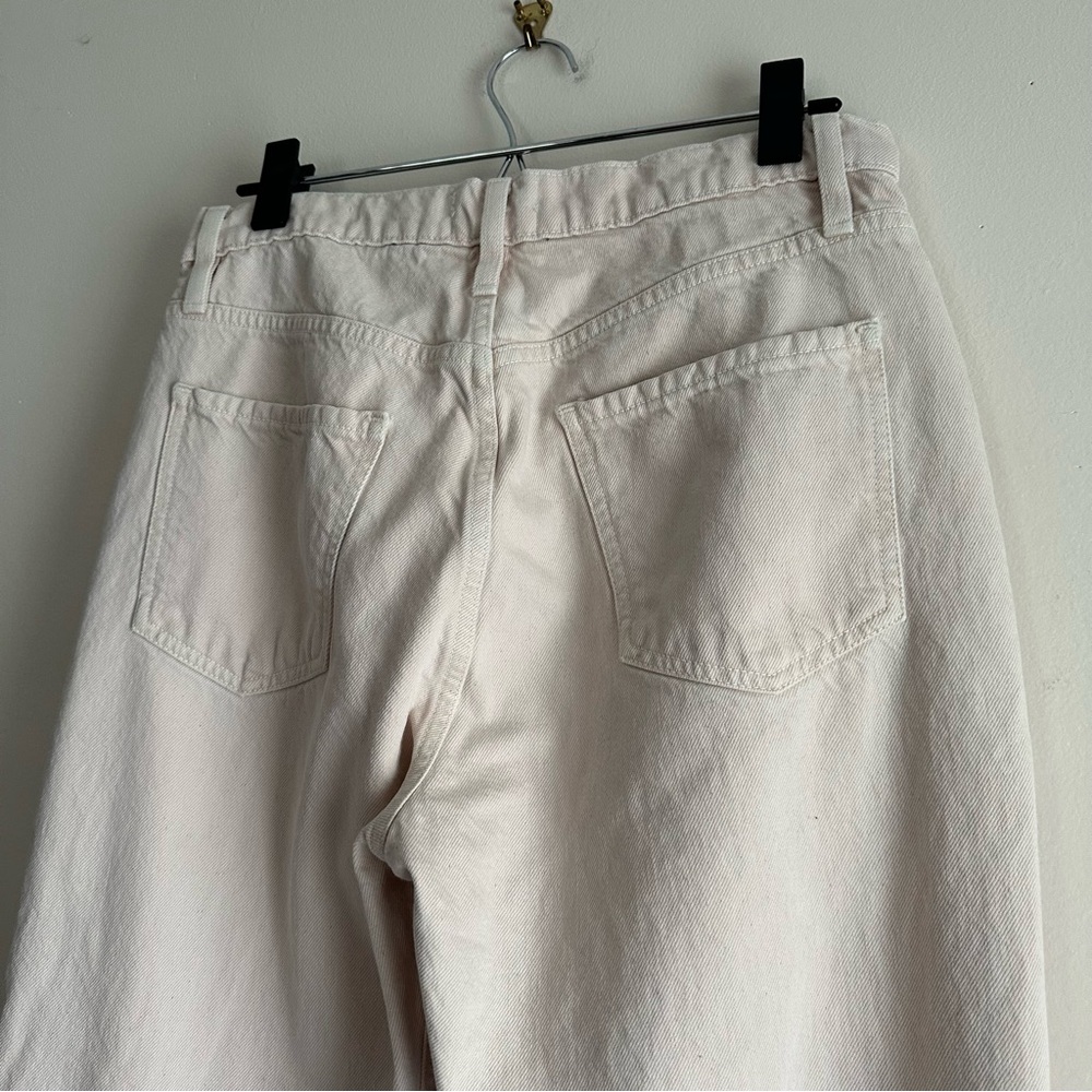 FRAME • Le Jane Crop Jeans in Stoned Nude Pink - Picture 7 of 12